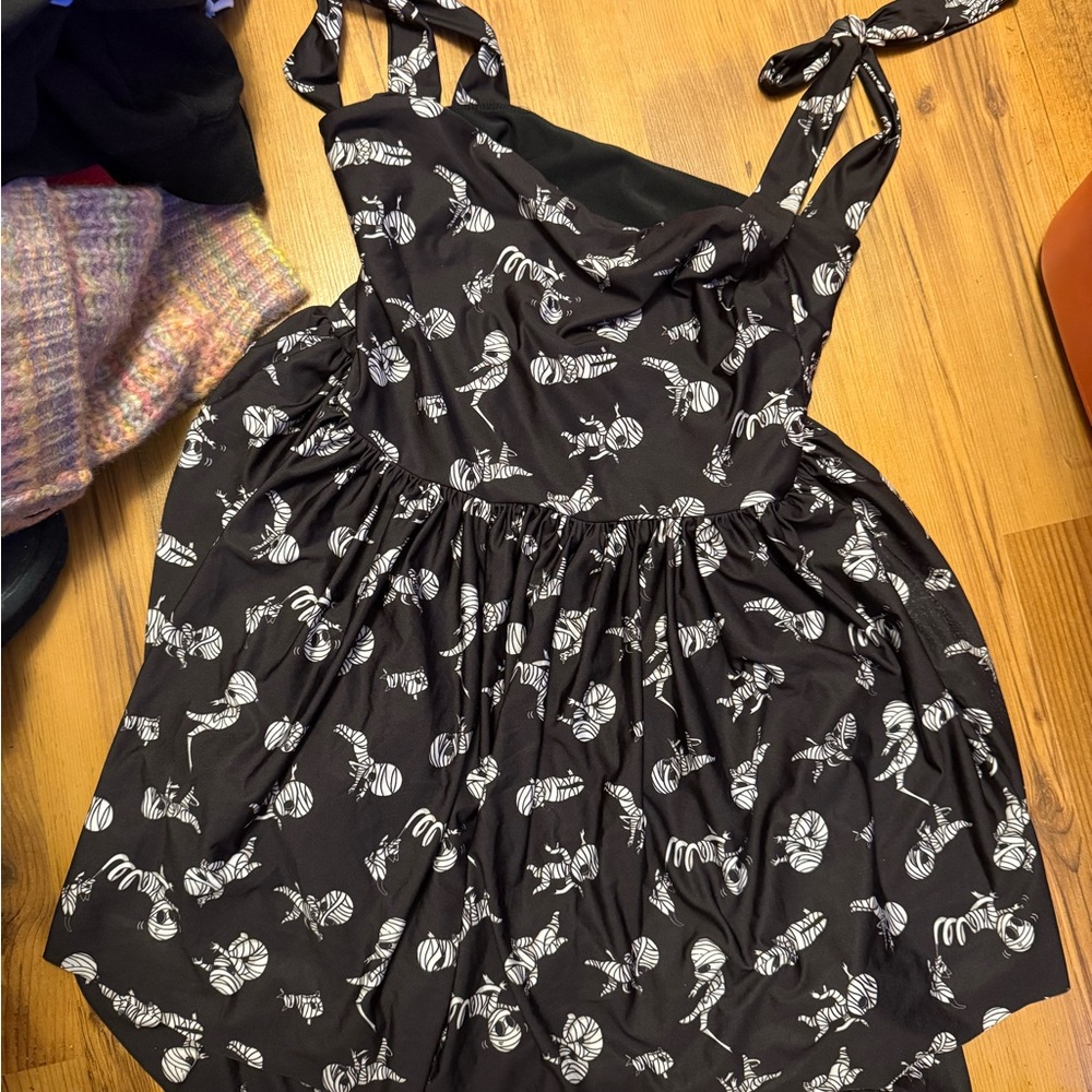Black milk clothing mummy tie dress